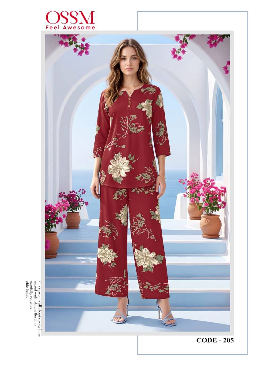 GLAMOUR Vol 02 By OSSM 201 To 206 Series Designer Ethnic Wear Collection rayon Kurtis At Wholesale Price